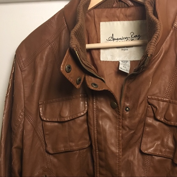 Brown Leather Jacket - Picture 1 of 8